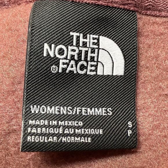 The North Face Plum Sweatshirt Never Stop Exploring Sz S Womens Mountain Range - Picture 5 of 7
